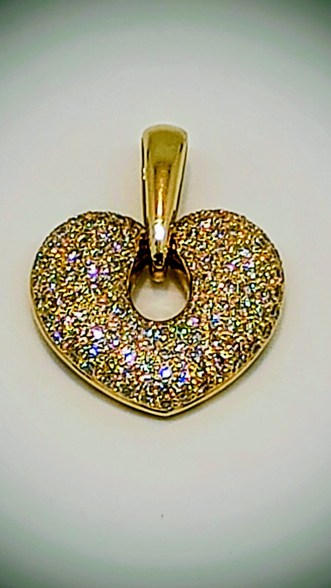 Diamond Pavé Necklace, 18k Gold