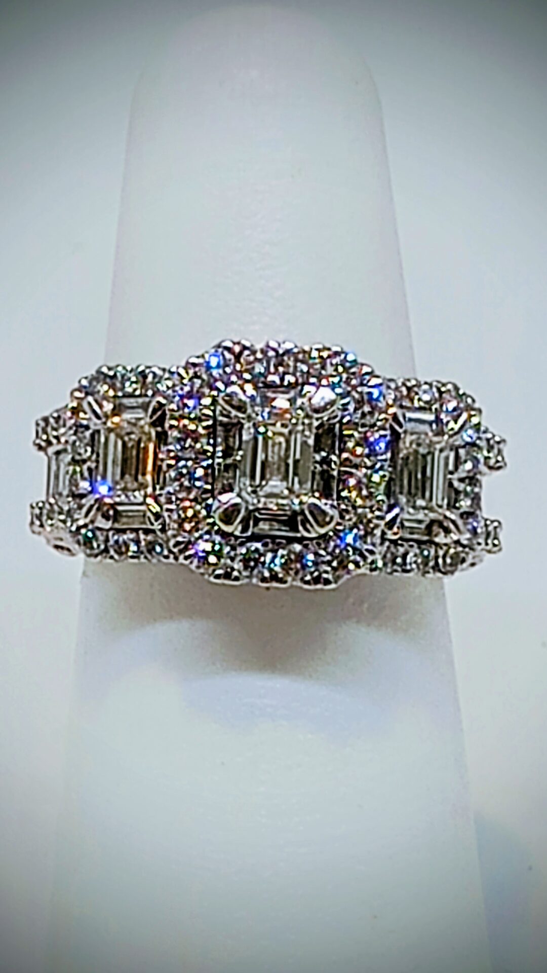 Diamond Emerald Cut Ring