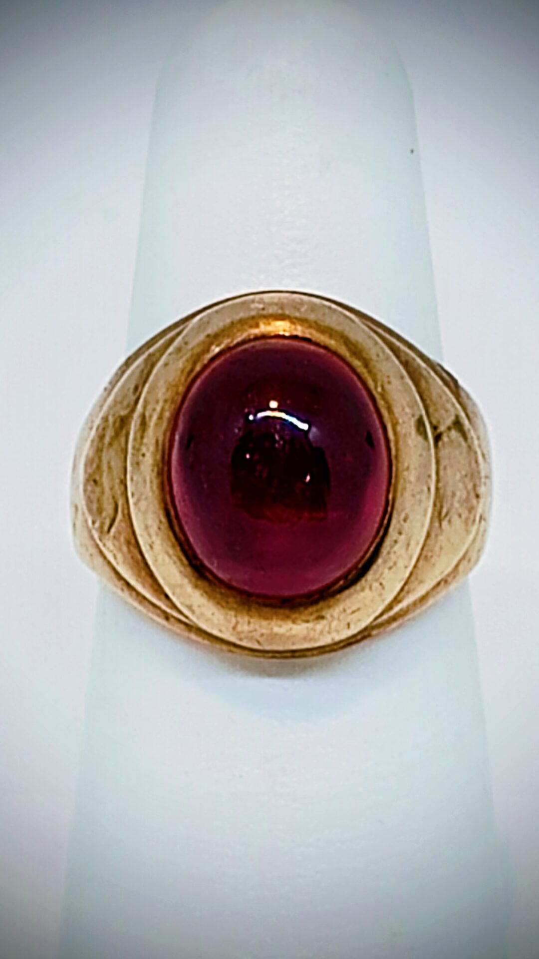 Red Cabochon Ring
